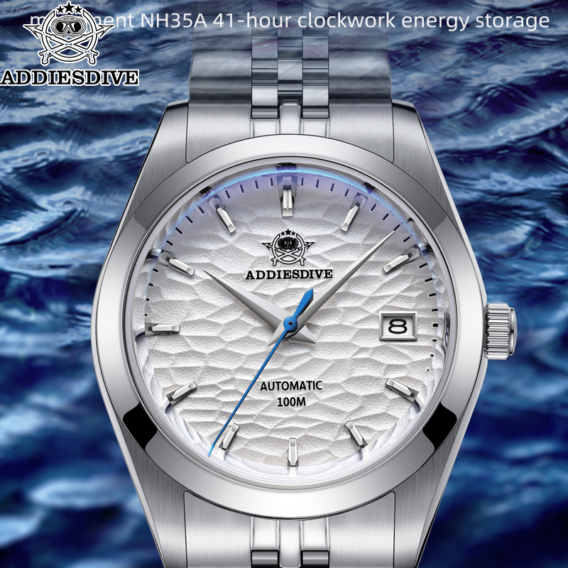 Luxury Watch Drawing - ADDIESDIVE AD2118 Automatic Mechanical Man Watch