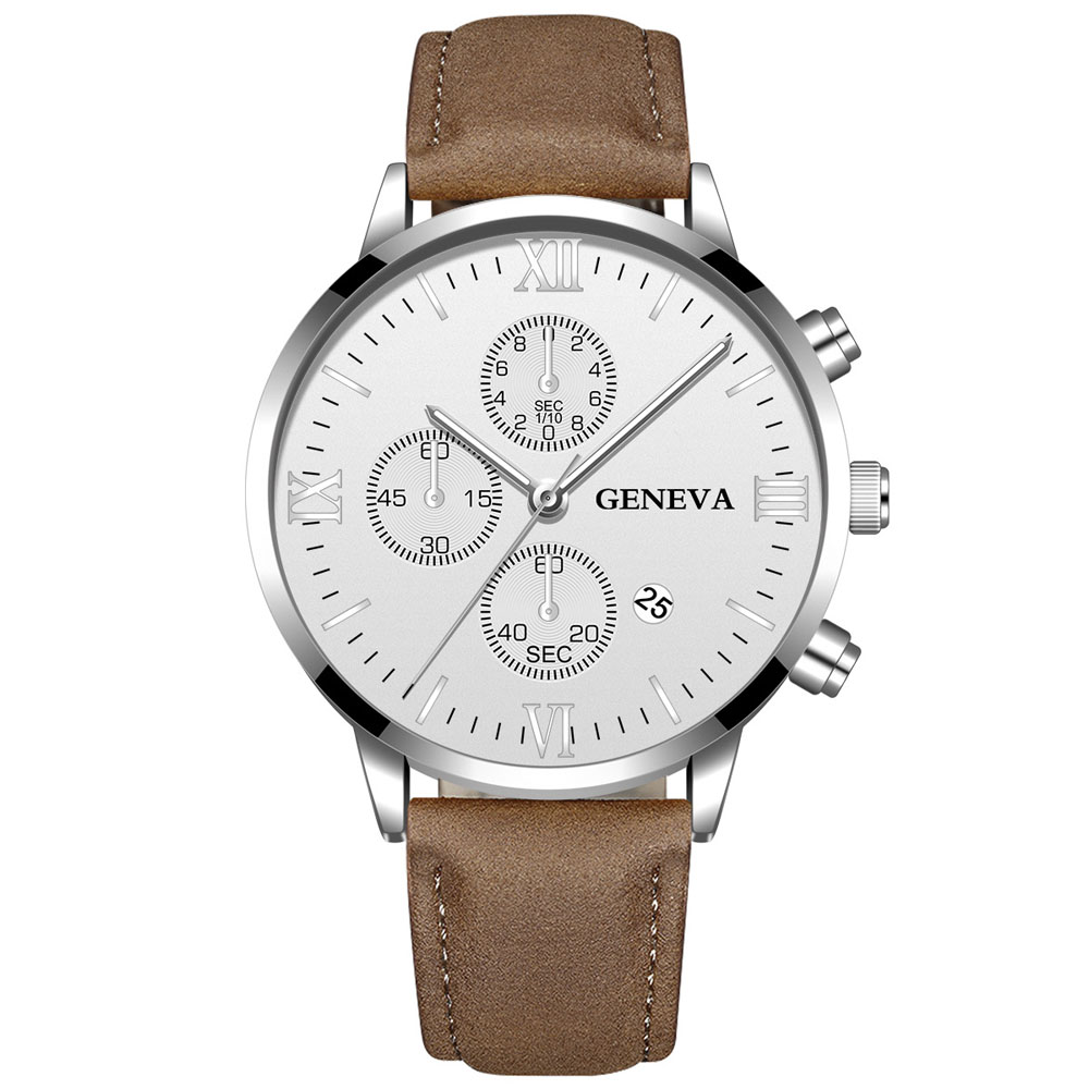 Luxury Watch Investment - Geneva Fashion Men Date Alloy Case