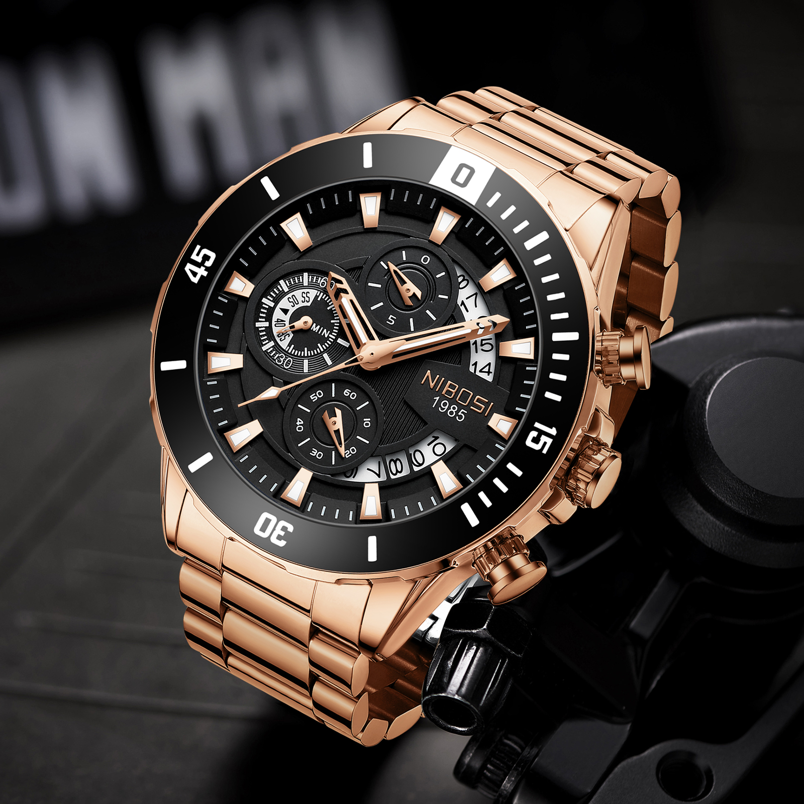 Luxury Watch Brands - NIBOSI New Men's Watches Top Brand