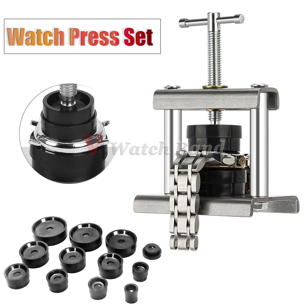 Luxury Watch Cleaning Kit - 12pcs/18pcs/set Professional Watch Press Set Watch