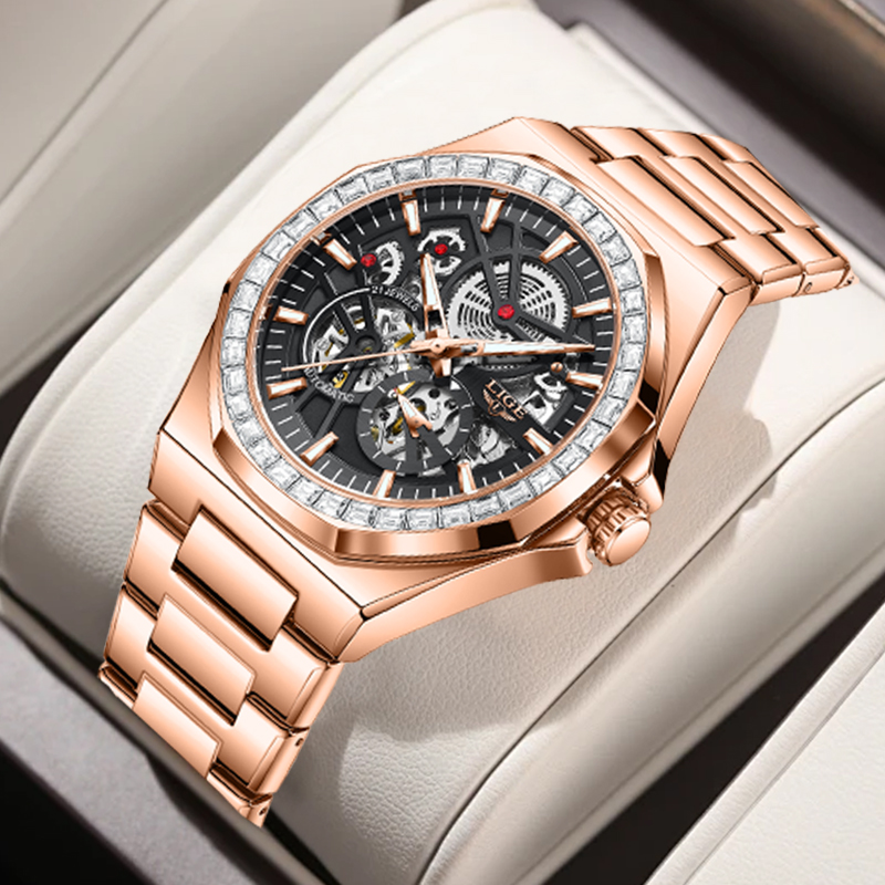 Luxury Watch Brands - LIGE Original Design Mechanical Watches for