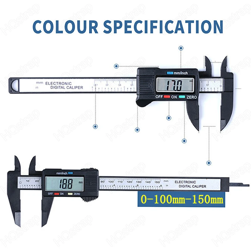 Luxury Watch Cleaning Kit - 150mm 100mm Carbon Fiber Composites Digital
