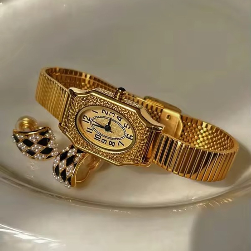 Vintage Women's Gold Bracelet  - Luxury Watch Engraving recension och pris