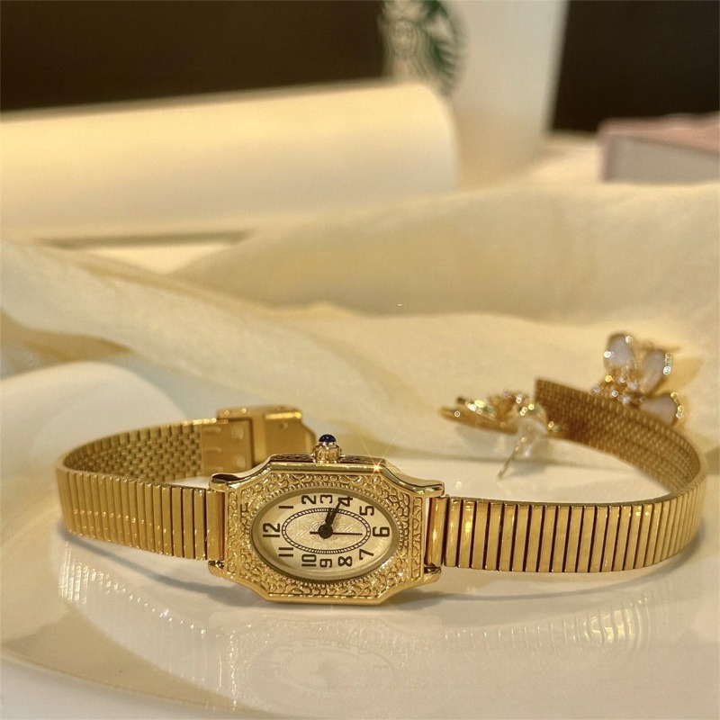 Vintage Women's Gold Bracelet  - Luxury Watch Engraving recension och pris