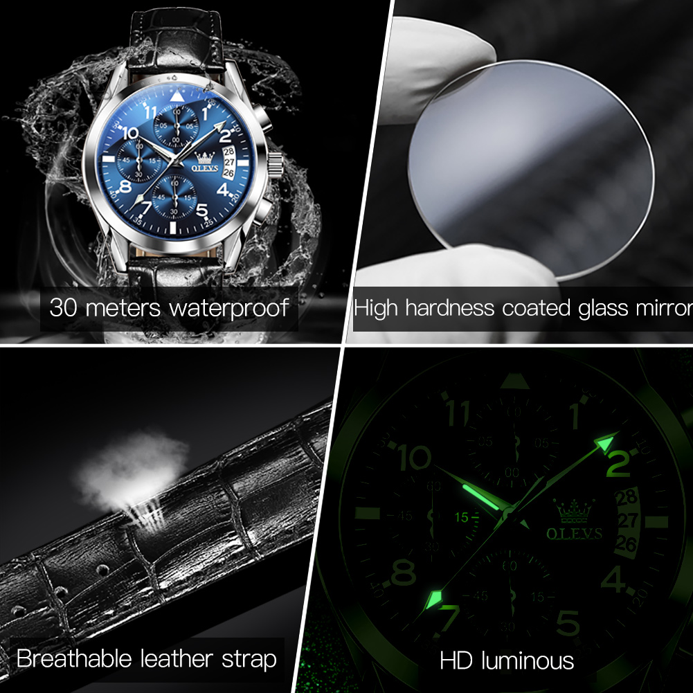 OLEVS 2878 Luxury Men's Watche - Luxury Watch Investment recension och pris