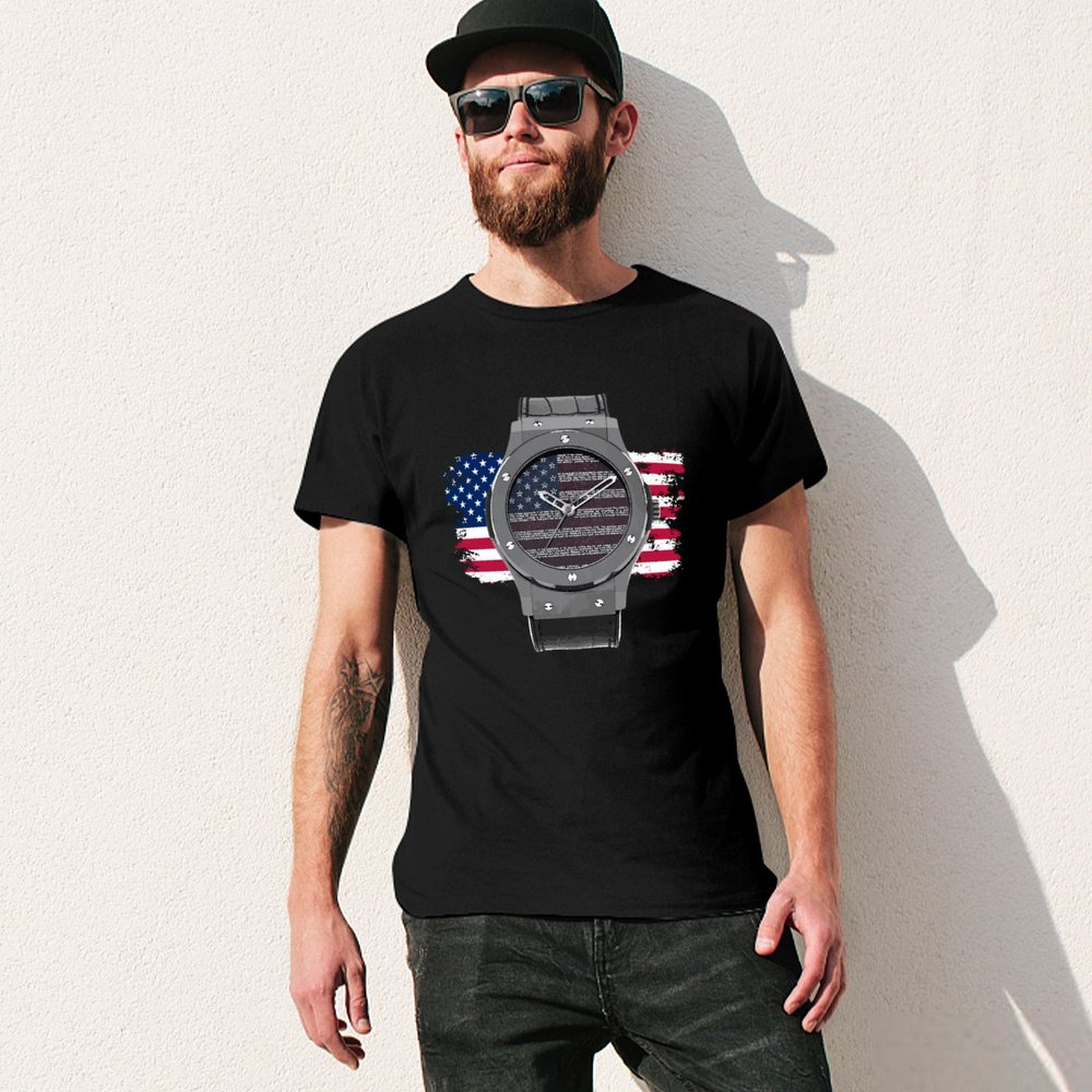 LUXURY WATCH DRAWING T-Shirt U - Luxury Watch Drawing recension och pris