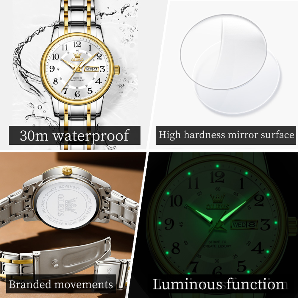 OLEVS 2891 Luxury Brand Fashio - Luxury Watch Brands recension och pris