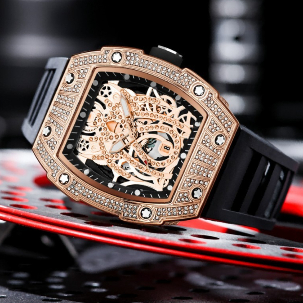 High Quality Fashion Tonneau H - Luxury Watch Engraving recension och pris