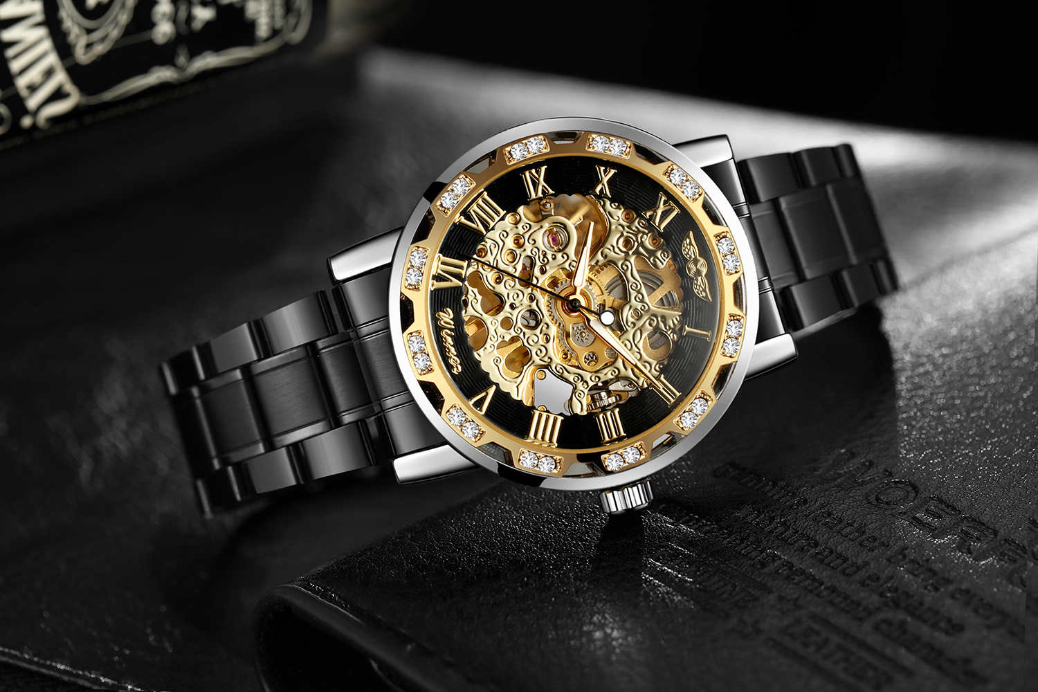 T-WINNER Fashion Black Casual  - Luxury Watch Engraving recension och pris