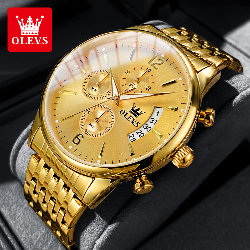 OLEVS luxury brand men's watch - Luxury Watch Brands recension och pris