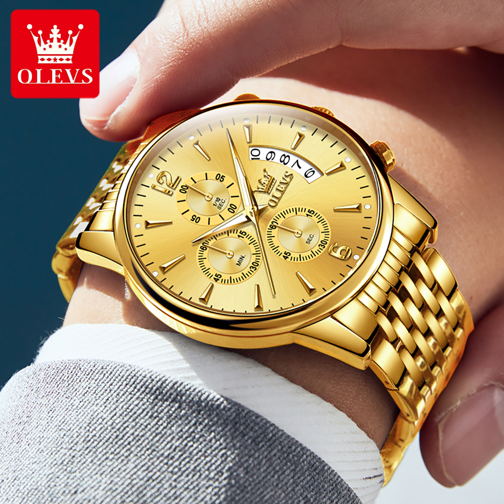 OLEVS luxury brand men's watch - Luxury Watch Brands recension och pris