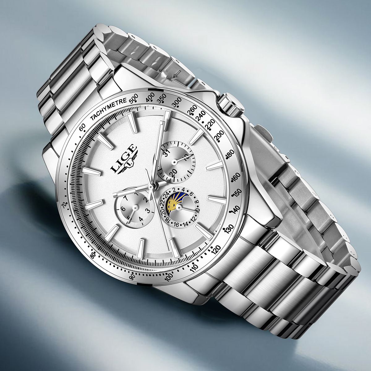 LIGE Top Brand Luxury Quartz M - Luxury Watch Brands recension och pris