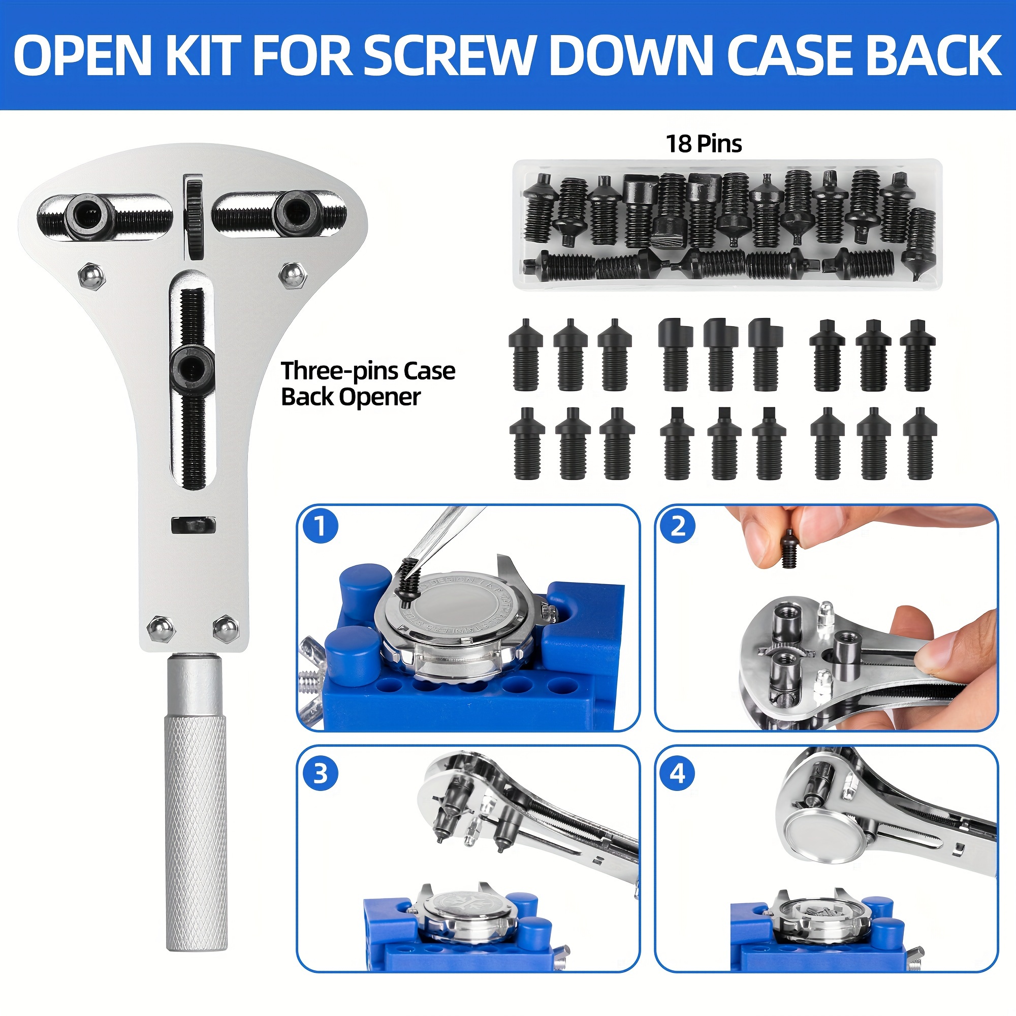 Watch Repair Kit, Professional - Luxury Watch Cleaning Kit recension och pris
