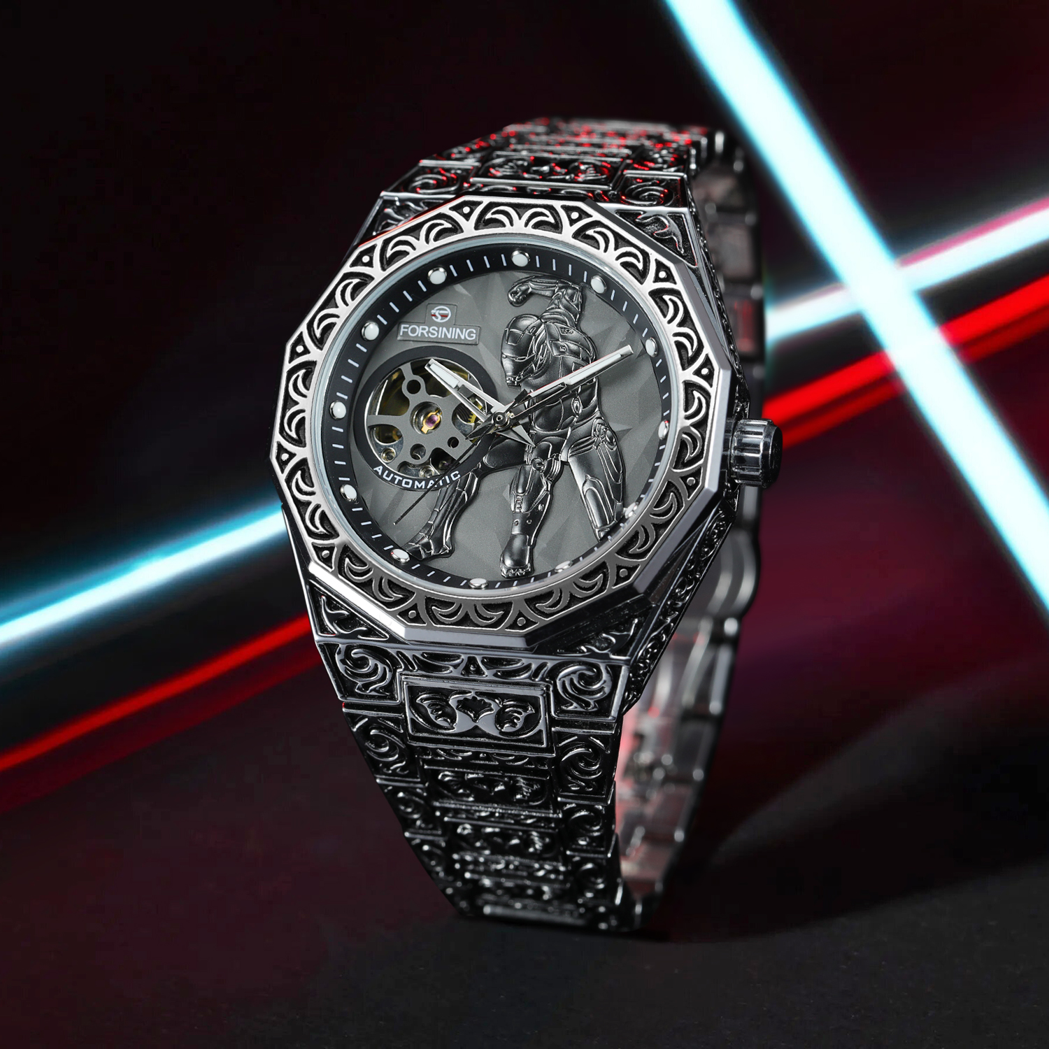 Forsining Vintage Gold Mechani - Luxury Watch Engraving recension och pris