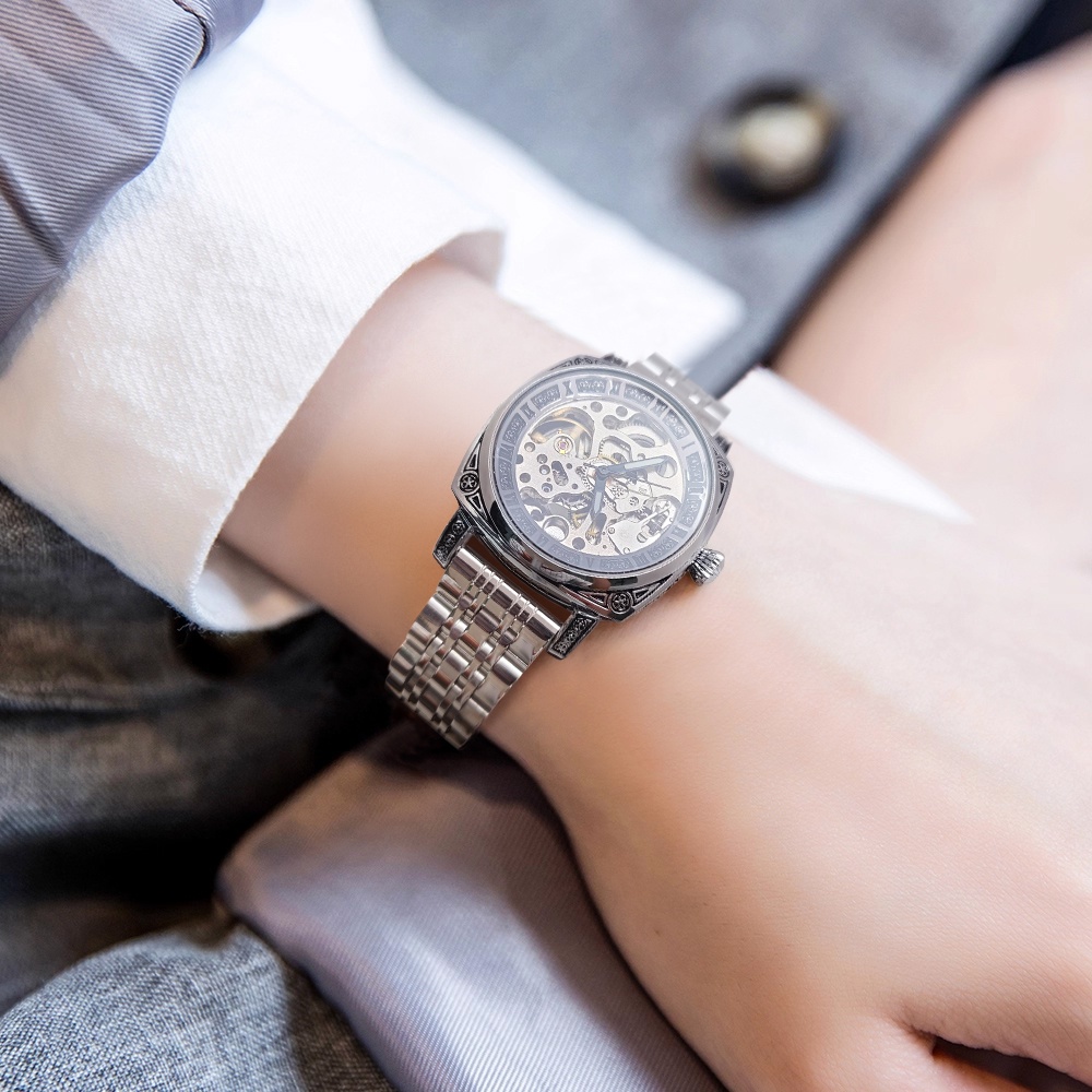   High-End Hollow-Out Automati - Luxury Watch Engraving recension och pris