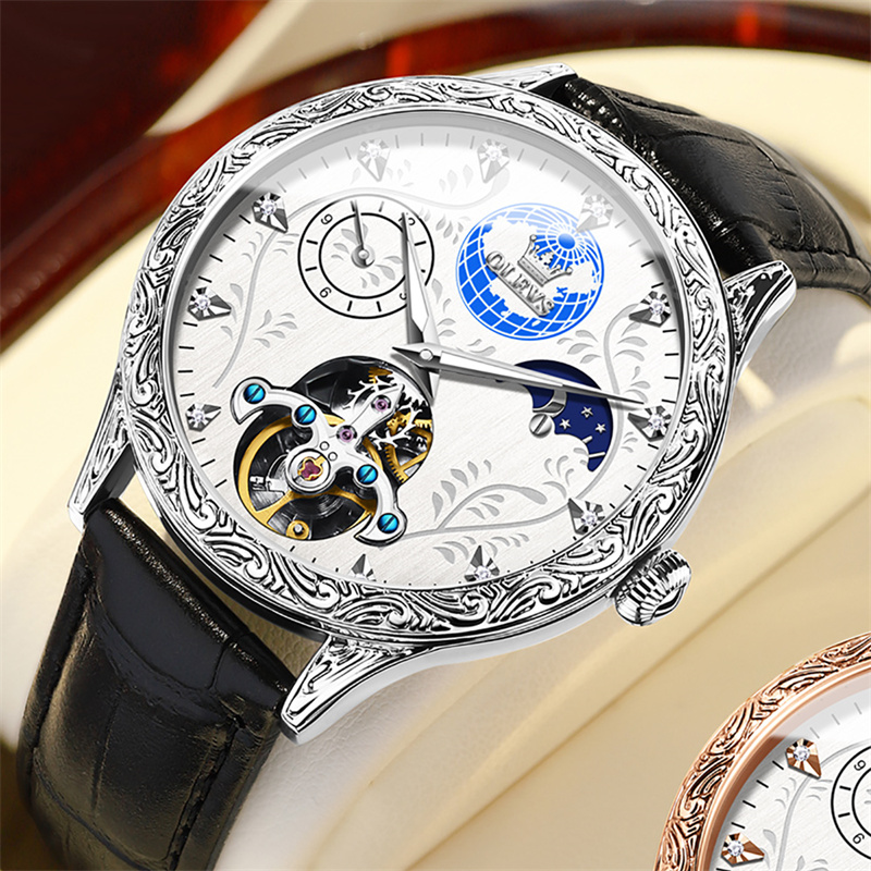 OLEVS Luxury Automatic Men's W - Luxury Watch Engraving recension och pris