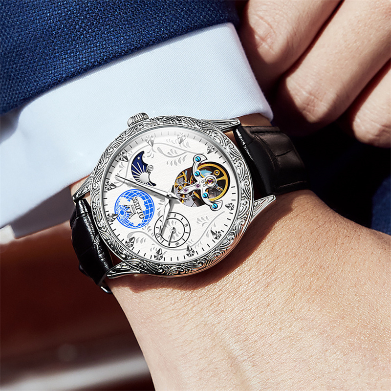 OLEVS Luxury Automatic Men's W - Luxury Watch Engraving recension och pris