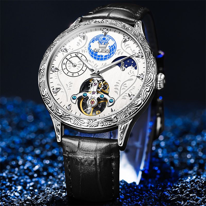 OLEVS Luxury Automatic Men's W - Luxury Watch Engraving recension och pris