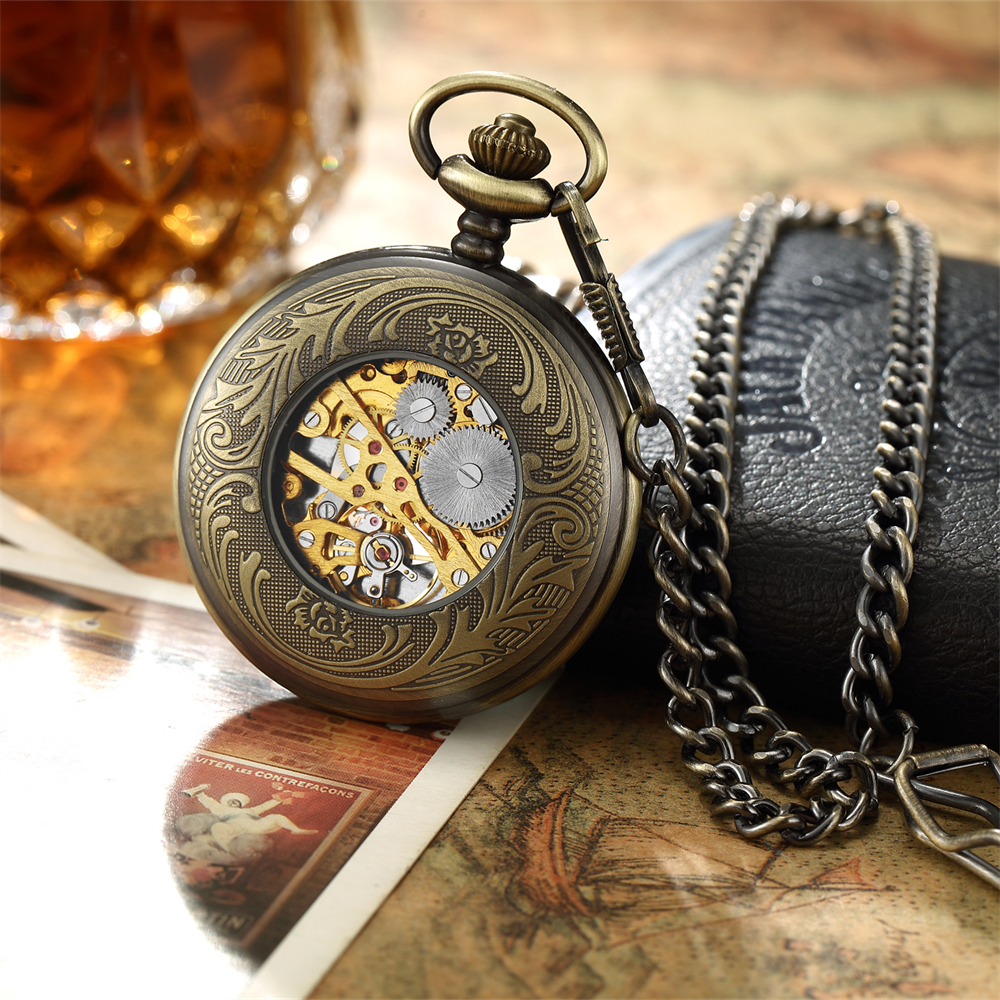 Vintage Skeleton Mechanical Po - Luxury Watch Engraving recension och pris