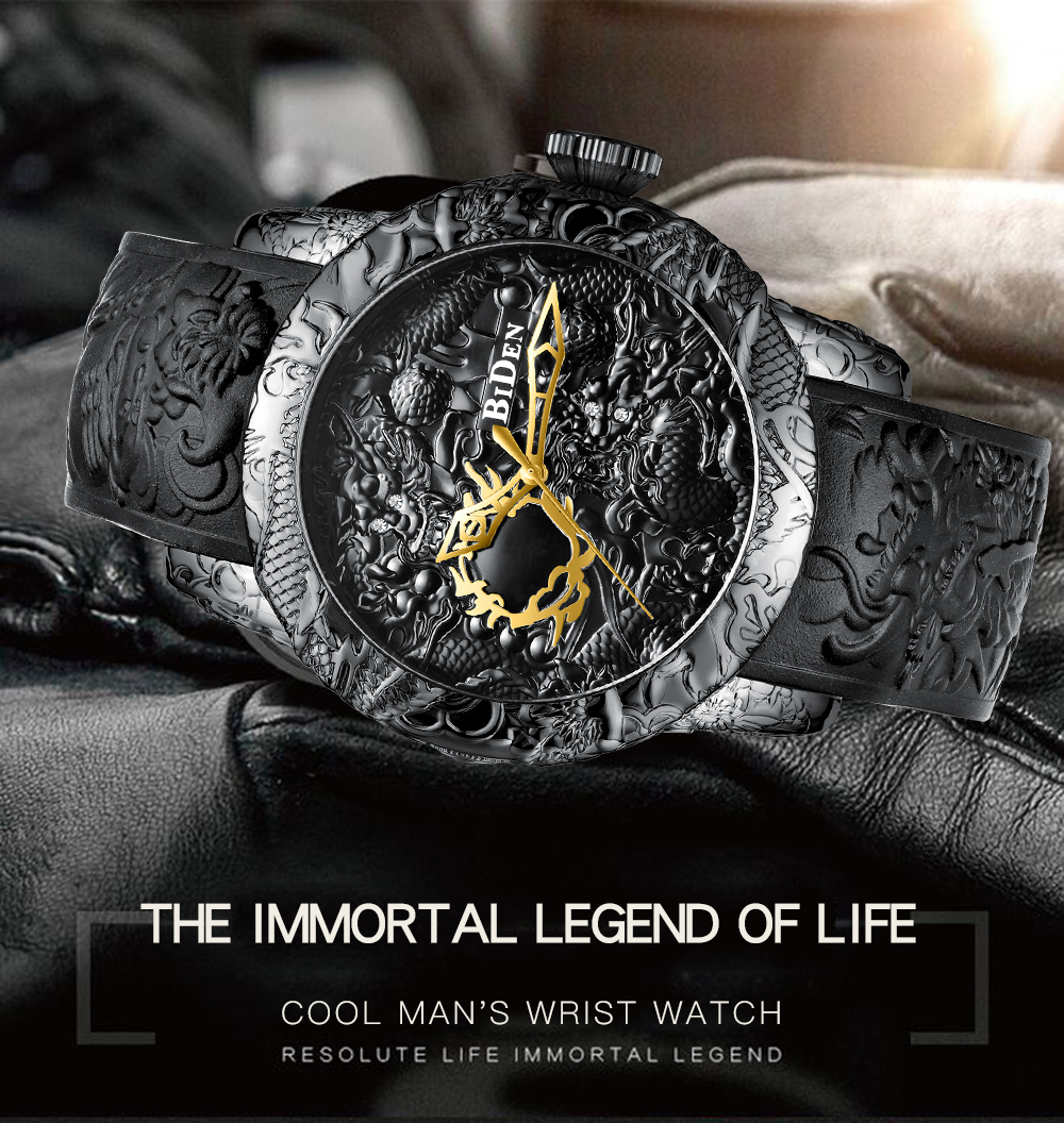 Luxury Gold Dragon Sculpture W - Luxury Watch Engraving recension och pris