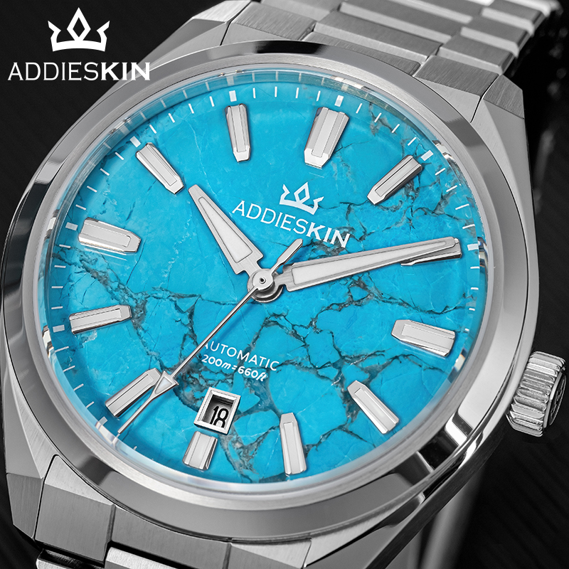 AddiesKIN K010 Turquoise Dial  - Luxury Watch Engraving recension och pris