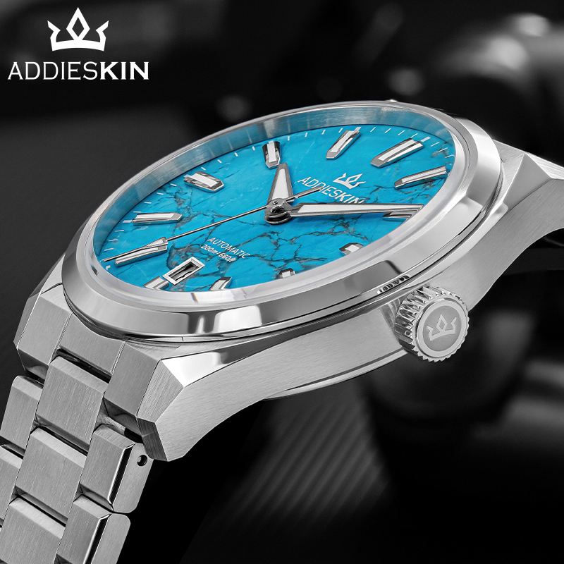 AddiesKIN K010 Turquoise Dial  - Luxury Watch Engraving recension och pris