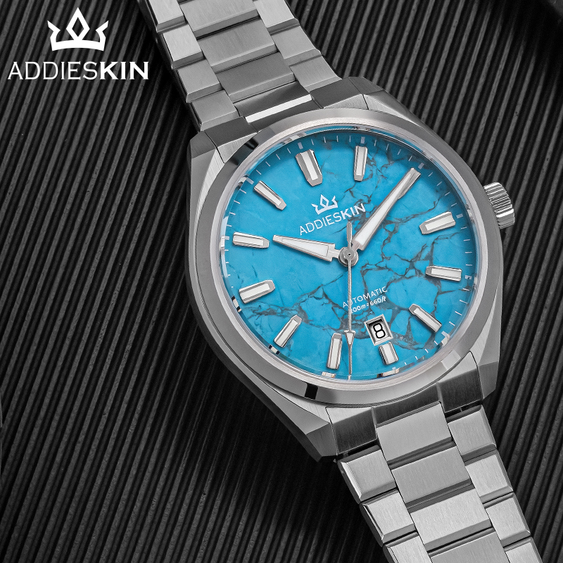 AddiesKIN K010 Turquoise Dial  - Luxury Watch Engraving recension och pris