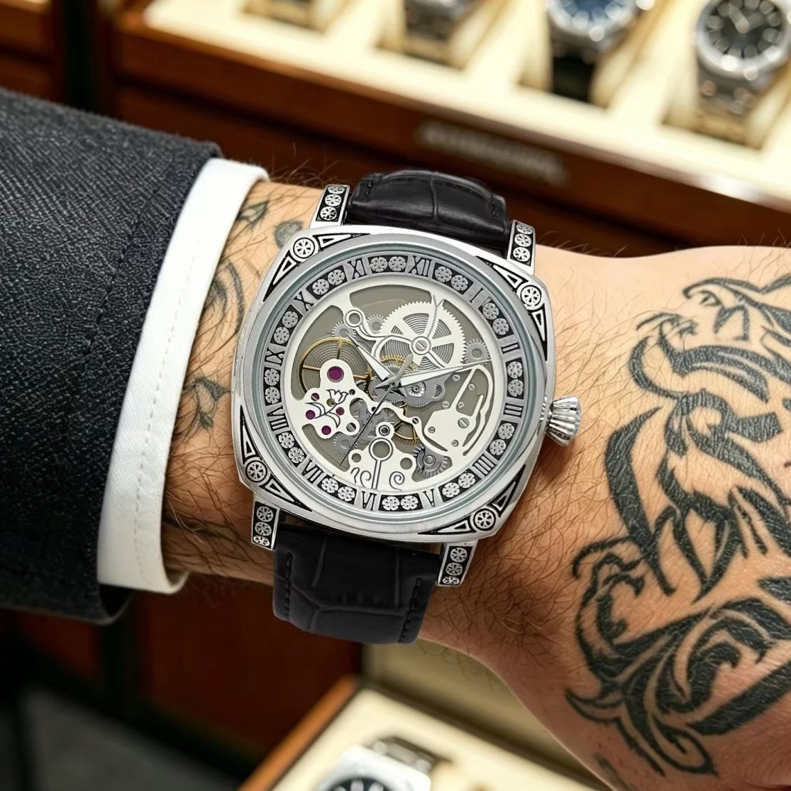 Hip-Hop Street Style Men's Qua - Luxury Watch Engraving recension och pris