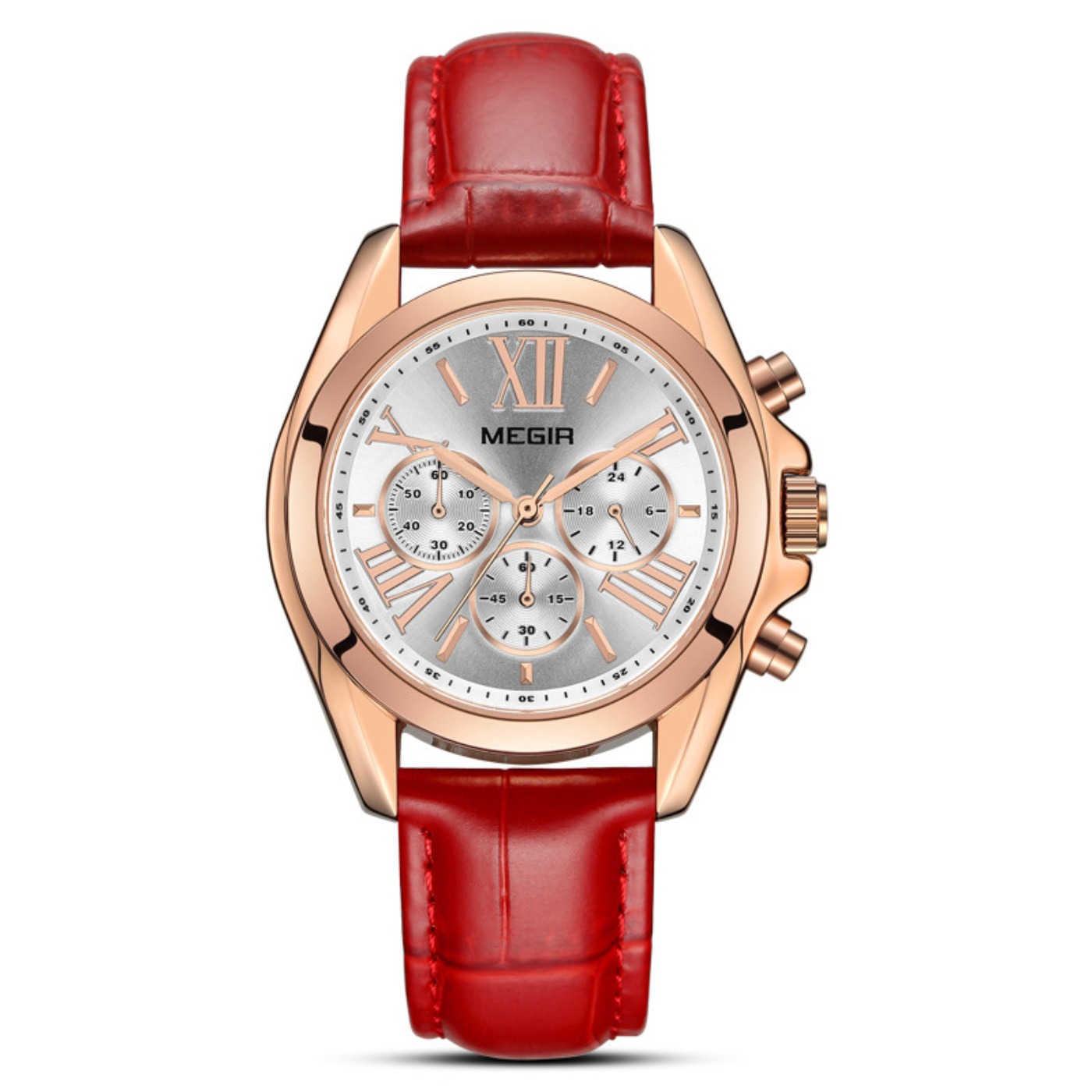 MEGIR New Luxury Leather Watch - Luxury Watch Brands recension och pris