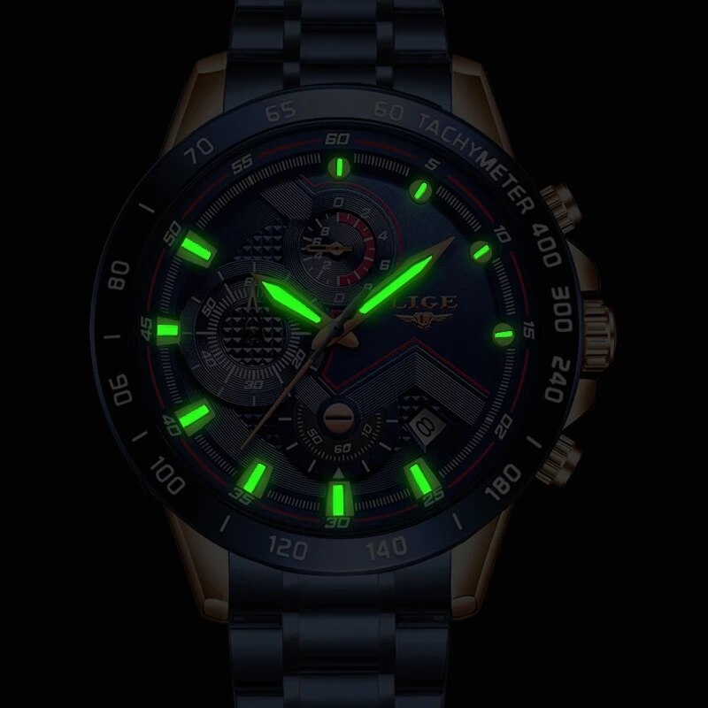 LIGE New Fashion Watches Men S - Luxury Watch Investment recension och pris