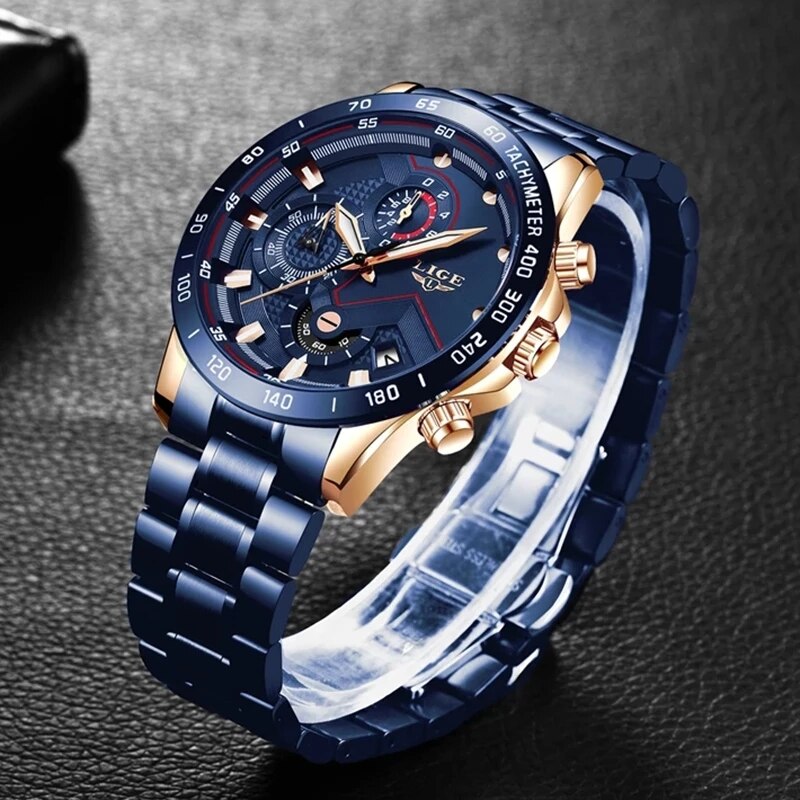 LIGE New Fashion Watches Men S - Luxury Watch Investment recension och pris
