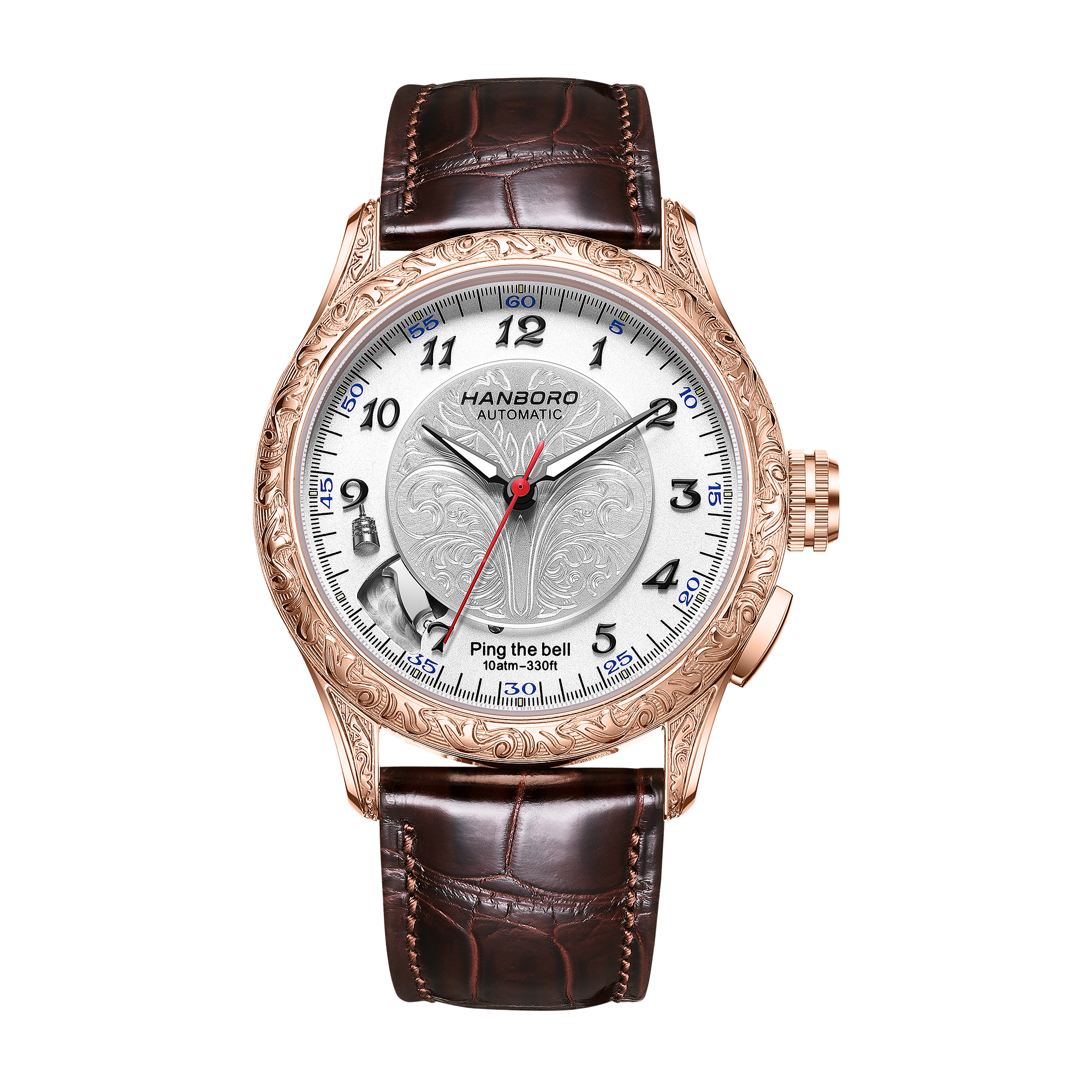 HANBORO Men Automatic Watch Lu - Luxury Watch Engraving recension och pris