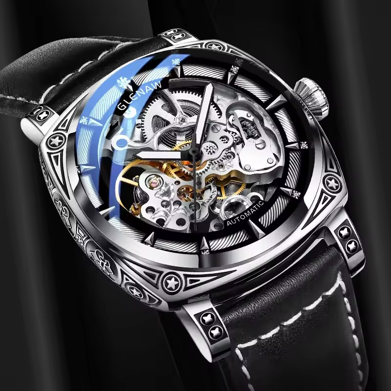 GLENAW Men Watches Top Brand L - Luxury Watch Engraving recension och pris