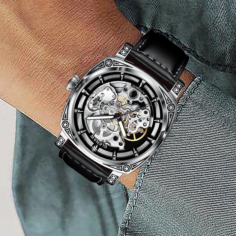 GLENAW Men Watches Top Brand L - Luxury Watch Engraving recension och pris