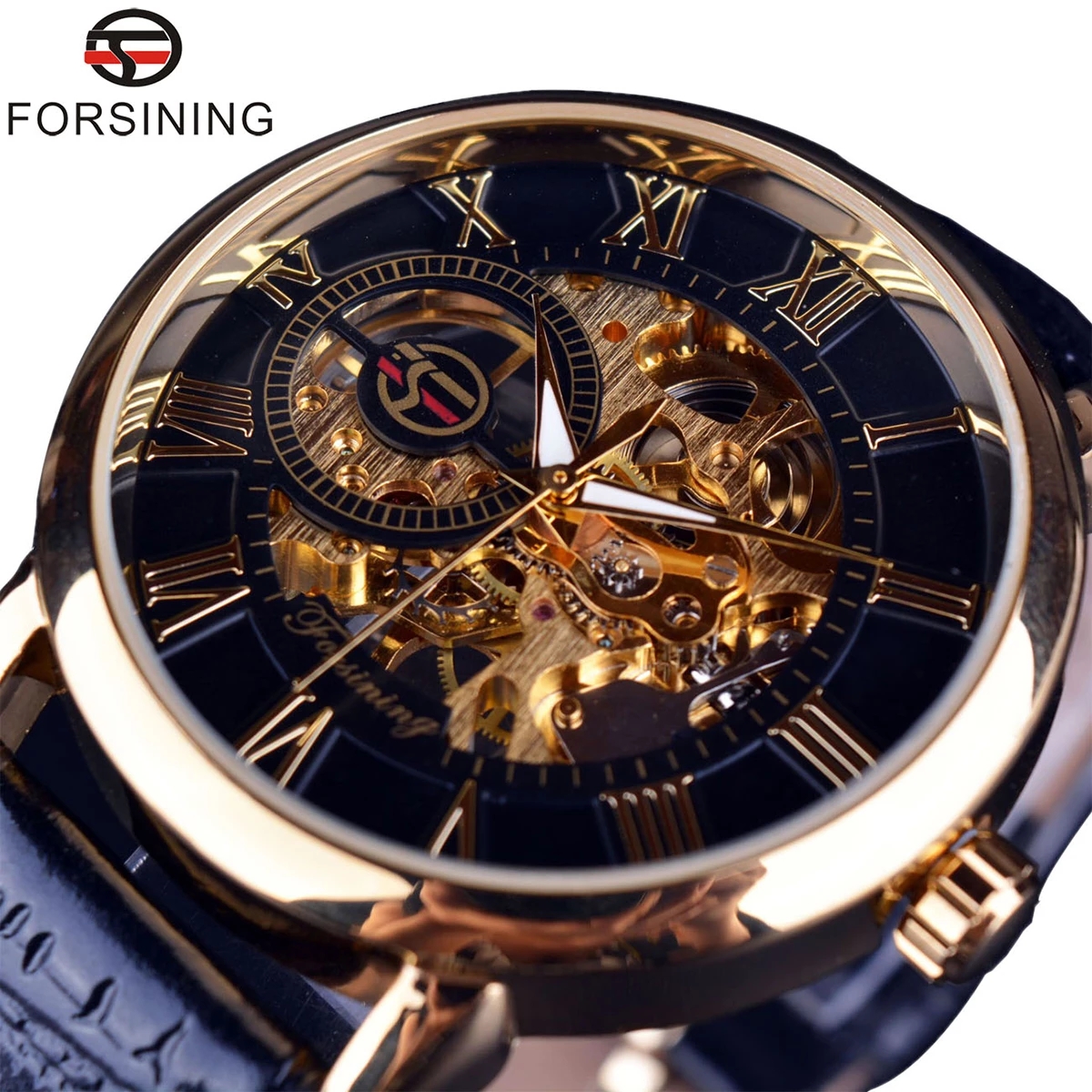 Forsining 3d Logo Design Hollo - Luxury Watch Engraving recension och pris