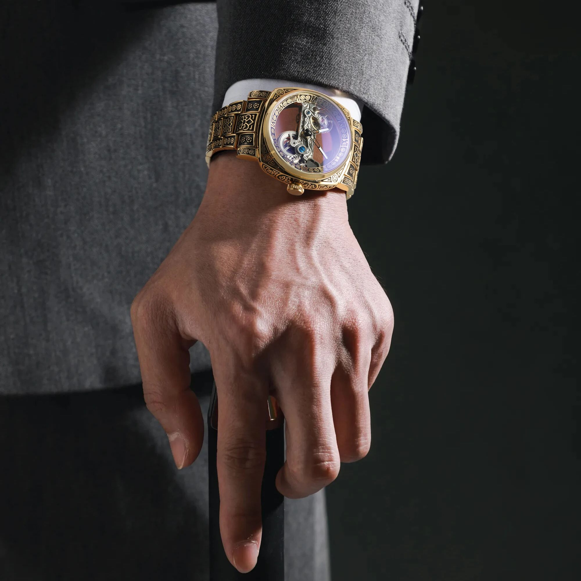 Forsining Retro Engraved Skele - Luxury Watch Engraving recension och pris
