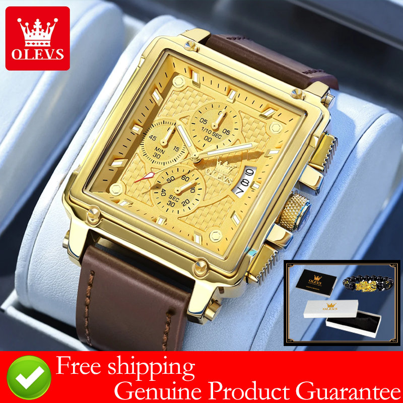 OLEVS brand mens watches water - Luxury Watch Brands recension och pris